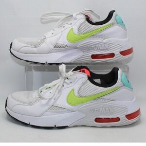 Nike Air‎ Max Excee Womens 7 White Volt Hyper Pink Sneakers CW5606-100